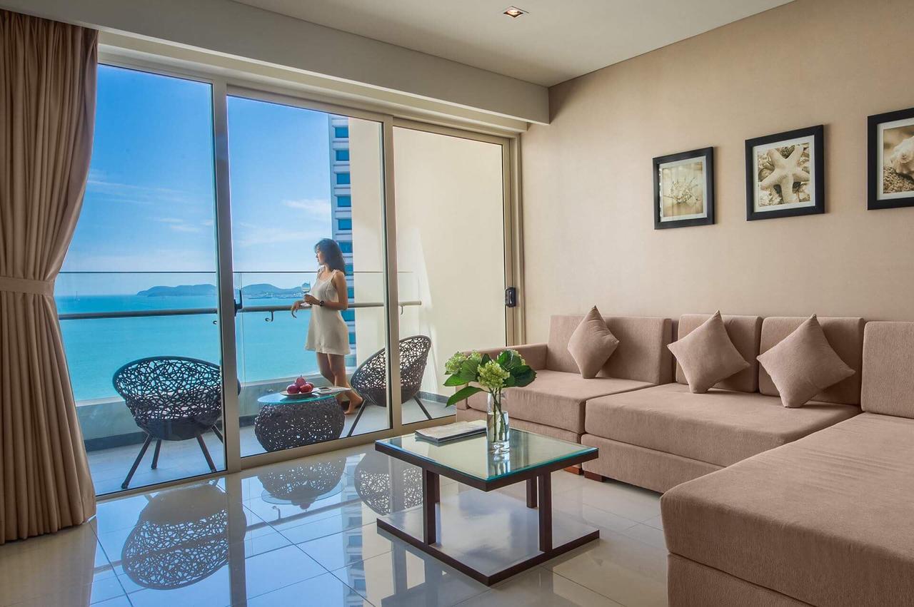 Luxury Sea View Apartment Nha Trang Bagian luar foto